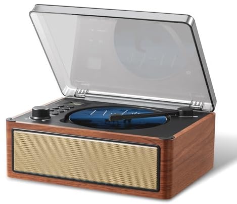 G Keni CD Player Bluetooth 5.0, Tragbarer CD Player mit Lautsprecher | Retro CD Player mit FM Radio, AUX, Klinke, Bluetooth Sender, LED-Display, ideal für Sprachenlernen, Zuhause und als Geschenk