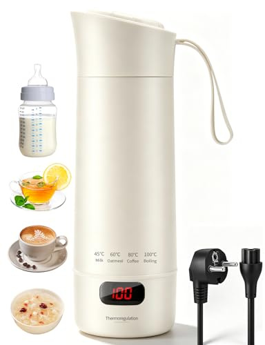 Reisewasserkocher Klein, 450ml Tragbarer Mini Wasserkocher