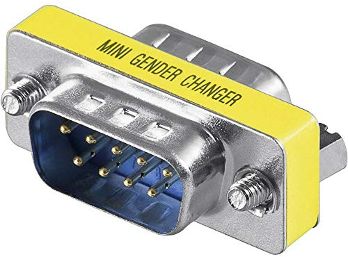 Gender Changer D-SUB 9 pol. Stecker auf 9 pol. Stecker