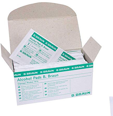 Alcohol Pads B. Braun Alkoholtuper 100 Stk. - PZN: 0629703