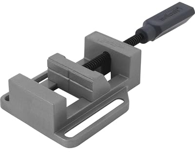 wolfcraft Schraubstock Simplex 60 – Hochleistungs-Spannstock mit horizontalen & vertikalen V-Nuten | Ideales Schraubstock für Rundmaterial & kleine Werkstücke - 3412099