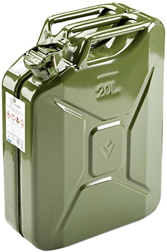 HP-Autozubehör 10120 20l Stahlblech Kraftstoff Kanister Grün