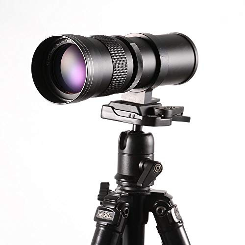 Hersmay 420-800mm f/8.3-16 Super TeleZoom MFT Teleobjektiv Zoomobjektiv Vario-Objektiv M4/3 Mount für Panasonic GH4 GH5 GH5s Olympus E-PM1 E-PM2 E-PL3 E-M10 Mark II III PEN-F E-PL8 E-PL9 DSLR Camera