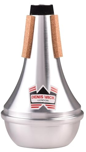 Denis Wick Trompetendämpfer, Straight Gerade silber, DW5504