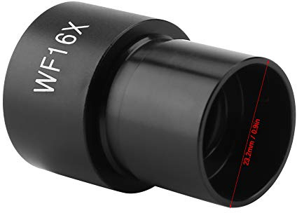 Mikroskop Okular WF16X 23,2mm für Stereomikroskop Labormikroskop Optische Linse Ersatz Brille