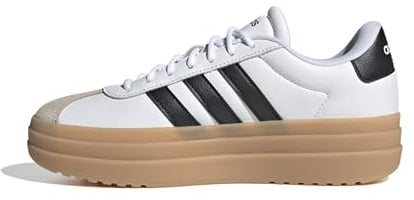 adidas Damen Vl Court Bold Shoes, FTWR White/Core Black/Wonder Beige, 40 2/3 EU