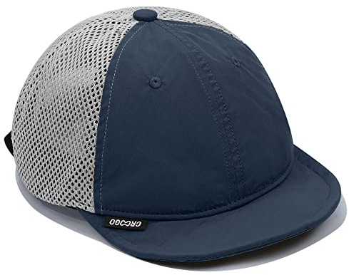 Clakllie Schnelltrocknend Short Brim Basecap Atmungsaktiv Mesh Baseball Cap Verstellbar Sonnenschutz Leichte Flat Brim Snapback Kappe Outdoor Running Kappe