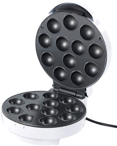 Rosenstein & Söhne Cake-Pop Waffeleisen: Cakepop-Maker für 12 leckere Miniküchlein pro Durchgang, 750 Watt (Elektrischer Cakepop-Maker, Backgeräte für Cake-Pops, Backen)