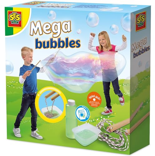 SES 22518 creative 2251 Riesen-Seifenblasen SES Deutschland 02251-Riesenseifenblasen Mega Bubble, bunt, grün