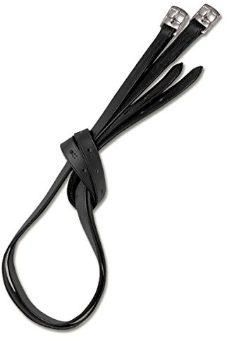WALDHAUSEN Star Steigbügelriemen, 120 cm, schwarz