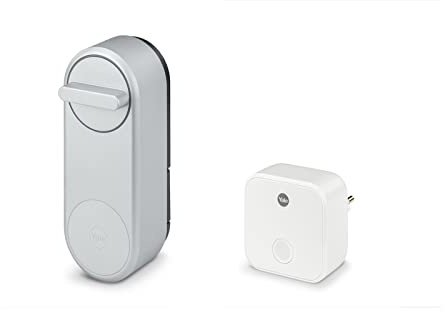 Bosch Smart Home, Yale Linus® Smart Lock, Türschloss inkl. WiFi Bridge, kompatibel mit Amazon Alexa, Apple HomeKit, Google Home