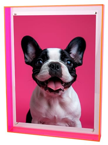 Ligtmor Acryl-Fotorahmen, passend für die Formate 21 x 30 cm, A4, Zoll, für Tisch- oder Wandmontage, dekorativer Tischrahmen fürs Homeoffice