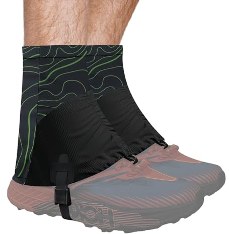 Lunaanda Trailrunning-Schuhgamaschen zum Laufen - Trail Low Gaiters - wasserdichte Trail Gaiters Low Gamasche für perfekten Laufschutz
