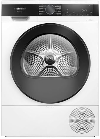 SIEMENS Wärmepumpentrockner iQ500 WQ33G2D40, 8 kg, Weiß, Energieeffizient & Schonend