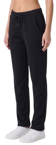 COMEOR Jogginghose Damen - Sporthose Lang Baumwolle Traininghose Lockere Sweatpants mit elastischem Bund und geradem Bein