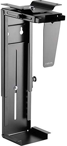 LogiLink EO0005 Einstellbare Untertisch/Wand PC-Halterung 360° drehbar mit variabler Größeneinstellung für PC's bis zu 10kg