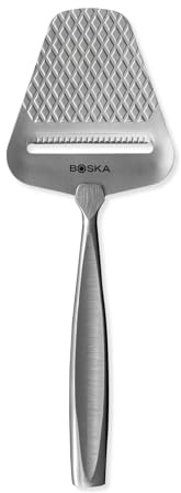 BOSKA Käsehobel Monaco+ / premium-Qualität/mit Antihaftbeschichtung/multifunktional/Hochwertiger Edelstahl/Robuster, Ergonomischer griff/Silber