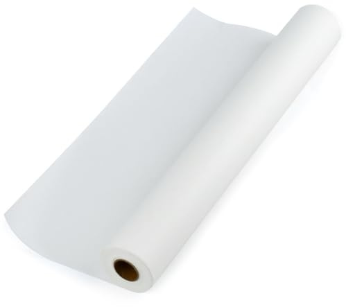 Transparentpapier Rolle 43cmx50m 29g/m², Schnittmusterpapier Rolle zum Nähen, Skizzenpapier Schnittmuster Schnittpapier, Pergamentpapier Rolles Architektenpapier Pauspapier Schnittmuster Tracing Paper
