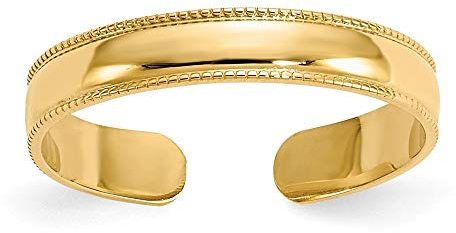 14ct Mühle Zehenring Korn - JewelryWeb