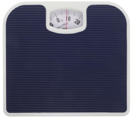 WRITWAA Mechanische Personenwaage Mit Präziser Federanzeige Analoge Körperwaage Für Gesundheitsmanagement Badezimmer Und Büro Ohne Batterien Robuste Körpergewicht Waage 10.55X9.57X1.50In