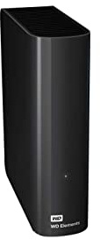 WD Elements Desktop-Speicher 12 TB (Desktop-Speicher USB 3.0-kompatibel, Zusatzspeicher für Fotos, Musik, Videos und alle anderen Dateien, stoßfest), Mechanische Festplatte, Schwarz