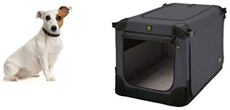 Maelson Soft Kennel Hundebox - Anthrazit - 62 x 41 x 41 cm