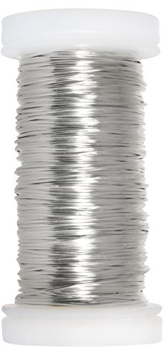 Rayher 24078000 Silberdraht, 0,5mm ø, Spule 50m