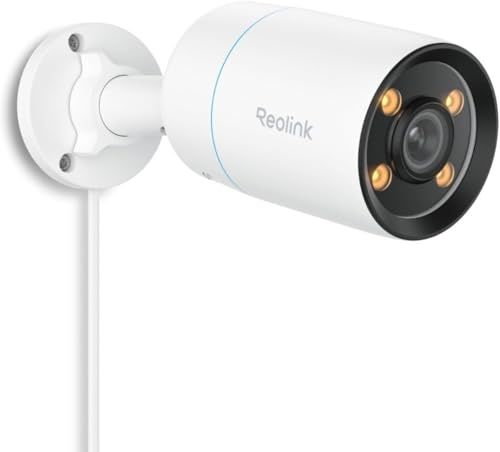 Reolink CX810 ColorX PoE Kamera, 4K UHD, Echtfarben-Nachtsicht, F1,0 Superblende, 1/1,8'' Bildsensor, HDR Technologie, Personen-/Tiererkennung, Spotlight & Sirene Alarm, 2-Wege-Audio