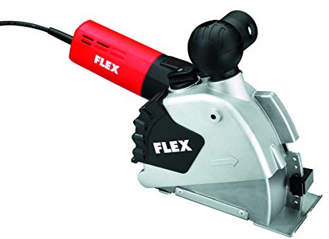 Flex Mauerschlitzer MS 1706 FR Set (schiebender, ziehender Schnitt, Schnitttiefe 0-35 mm, Nutbreite 10-30 mm, M 14, 1400 Watt) 329673