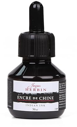 J.Herbin 11209T Flakon Chinatusche 50 ml Schwarz