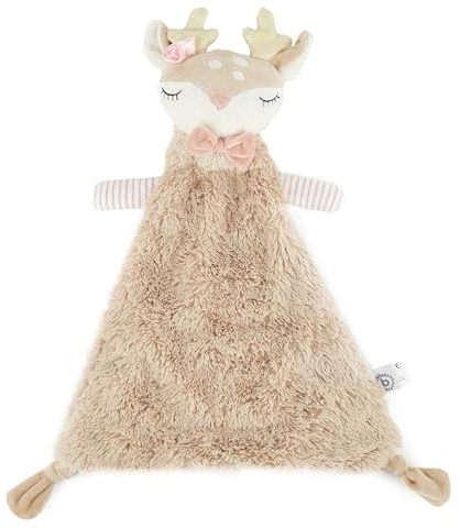 Bieco Schmusetuch REH Ella | Ab Geburt | Schnuffeltuch Baby Mädchen | Geschenk Geburt Mädchen | Baby Kuscheltier Schmusetuch Geschenk Neugeborenen Kuscheltuch 0 Monate