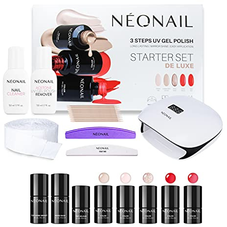 NeoNail De Luxe Starter-Set Pink, Rot, Beige
