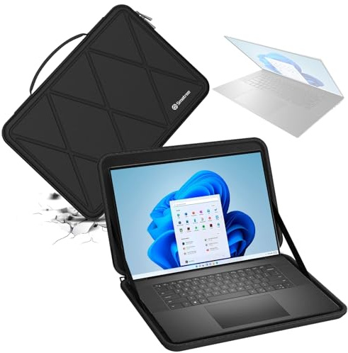 Smatree Hard Eva Schutzhülle Tasche Kompatibel für 17 Zoll Dell XPS 17 9730/9720/9710/9700 Laptop, für 17 Zoll Dell Precision 5770 Workstation Water-Resistant Tasche (X8293)
