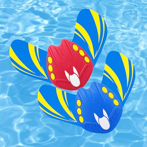 sizzlepop 2 Stücke Unterwasser Glider, Pool Spielzeuge, Tauchspielzeug, Pool Toys, Drücken Sie einfach den unter die Wasseroberfläche und er bewegt Sich wie EIN Kleiner Fisch (M)
