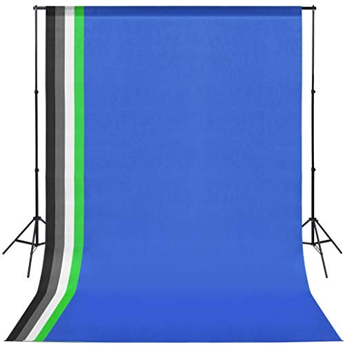 Fotostudio-Set mit 5 farbigen Hintergründen und verstellbarem Rahmen