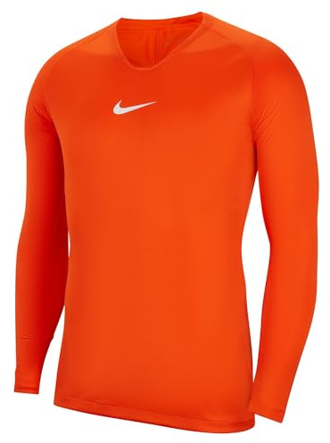 Nike Herren Park First Layer Jersey LS Trikot, Safety orange/White, L