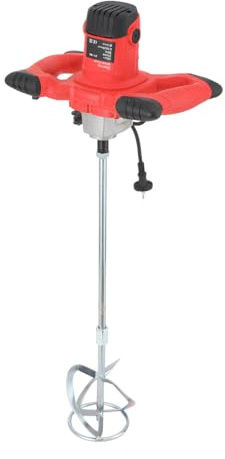 TABODD 2100W Rührwerk Mörtelrührer 220V, 800R/min 6 Stufen Handrührgeräte Mischer Rührer Rührgerät Mörtelrührer Betonrührer Mörtel Betonrührer, Rot