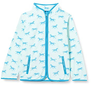 Playshoes Fleece-Jacke Unisex Kinder Outdoor-Oberteil, Pferde, 152