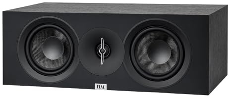 ELAC Debut C5.3 Center-Lautsprecher – Ideal für die Musikwiedergabe über Ihre Stereoanlage als Teil eines 5.1 Surround-Systems, legendärer Klang, edles Design – Lautsprecher passiv