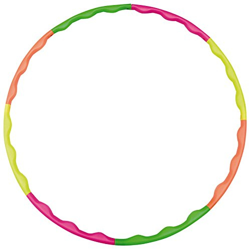 HUDORA Reifen Hula Hoop - 76391, grün,orange,gelb,pink, Einheitsgröße