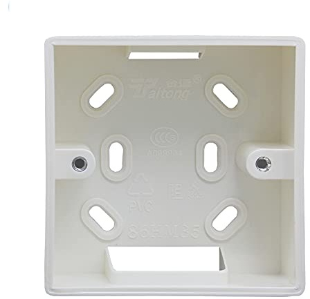 Beok Aufputzdose für Fußbodenheizungsthermostat Aufputz-Gehäuse Aufputzgehäuse für Unterputzdosen,Universal 86x86mm