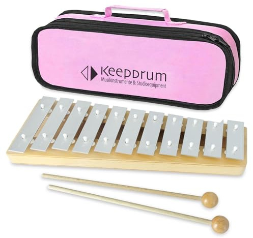 Sonor GP Xylophon Glockenspiel Sopran + keepdrum Tasche Pink