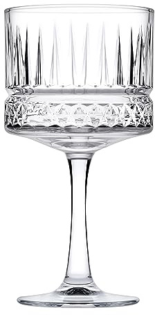 Pasabahce Elysia Cocktailglas mit 500cc, 4er-Set Hochwertige Kristallgläser für Cocktails und Drinks - Stilvolles Glaswaren-Set für die Bar oder Zuhause