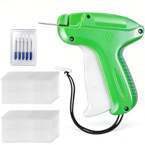 Viccess Etikett Pistole Heftpistole Etikettiermaschine mit 5 Ersatznadeln und 5000 Heftfäden Standard für Kleidung Preisschilder Etiketten Preis Marke Tags Schild Label Hut