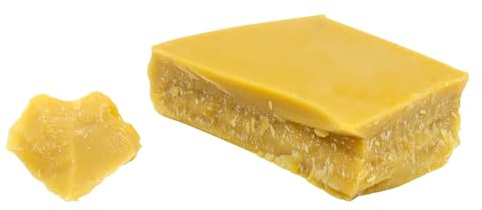 1 KG Bienenwachs Blockwachs Wachs zum Kerzengießen, Basteln, Kunst, Kosmetik, Kerzen
