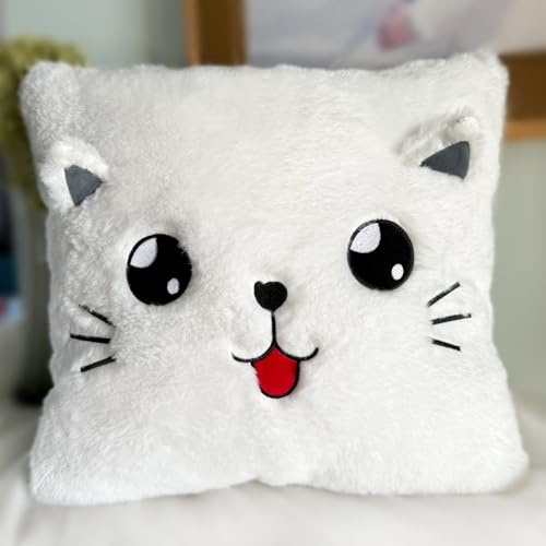 ODIWEN Kuschelkissen, Kissen Deko, Flauschig Dekokissen mit Füllung | Plüschkissen Zierkissen Kissen Lustig