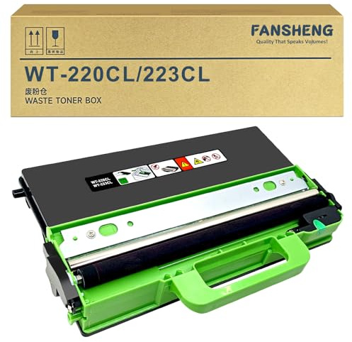 WT220CL WT223CL Resttonerbehälter WT-220CL 223CL Kompatibel für Brother DCP-9017CDW 9020CDW 9022CDW HL-3140CW 3170CDW L3210CW L3230CDW L3270CDW MFC-L3710CW L3770CDW Drucker Resttoner Sammler (Schwarz)