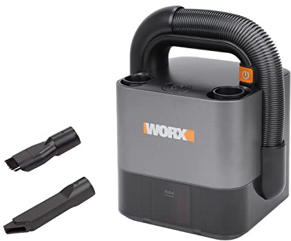 WORX WX030.9 Max Akku Autostaubsauger 20V, ohne Akku & Ladegerät | Beutelloser Hand-Staubsauger, mit Fugendüse und Kombidüse, leicht & kompakt