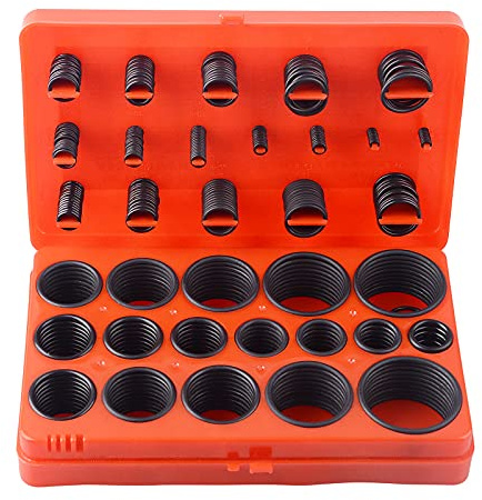 DAYUAN O Ring 419 tlg. Sortiment Dichtungsringe Set NBR Ø3-50 mm O Ringe Dichtungsset Gummi Dichtung Sortiment Dichtring