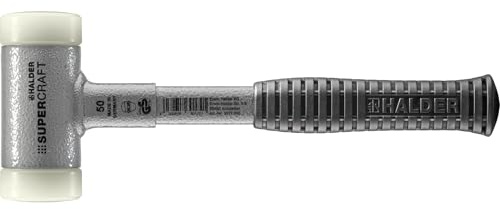 SUPERCRAFT-Schonhammer, mit bruchsicherem Stahlrohrstiel und ergonomisch geformtem, rutschsicherem Griff | D=50 mm | 3377.050